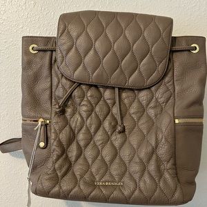 Vera Bradley quilted leather Amy Backpack